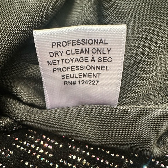 MISA LOS ANGELES Stormi Dress Black Multi Color Sparkle Women Size 2 NWT $298 - Picture 9 of 10